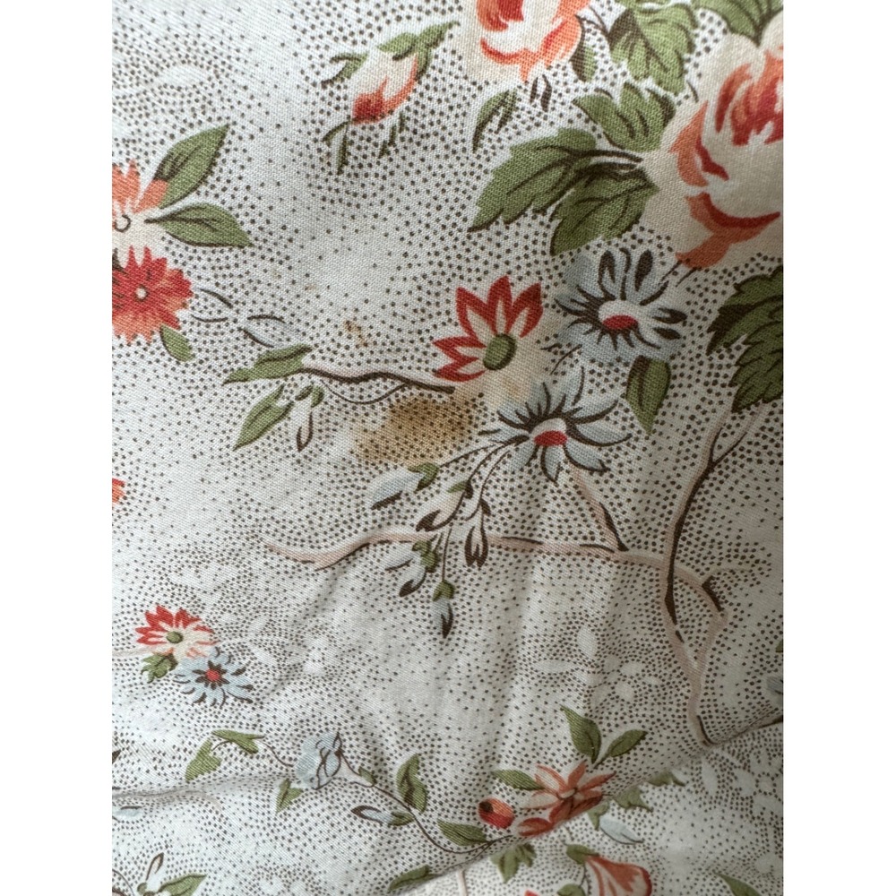 Ralph Lauren Home Floral Cotton Twin Comforter Cottagecore Grannycore Farmhouse - Picture 5 of 6